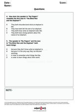 free year 8 english worksheets